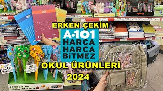 A101 KIRTASİYE ÜRÜNLERİ 2024  OKULA DÖNÜŞ KIRTASİYE ALIŞVERİŞİM  back to school 2024 [upl. by Ardni]