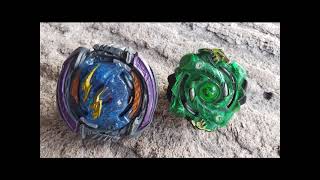 Beyblade Burst Battle Katana Muramasa M7 Vs PoisonX Hyrus H4 [upl. by Eresed652]