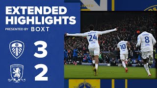 Extended highlights  Leeds United 32 Middlesbrough  EFL Championship [upl. by Bathsheba]