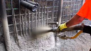 Shotcrete Timelapse [upl. by Luttrell]