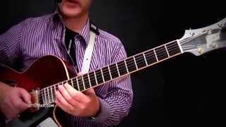 Jazz Guitar Lesson JazzBlues theme in GBb Part I TABS available [upl. by Philina108]