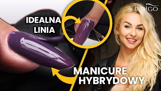 PROSTY MANICURE HYBRYDOWY Hybryda na żelu krok po kroku [upl. by Leiuqeze]