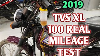 2019 Tvs xl 100 real mileage test [upl. by Omero]