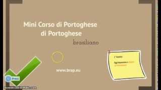 Corso di Portoghese Imparare il portoghese brasiliano  2° Incontro Chiedere Informazioni [upl. by Sofie841]