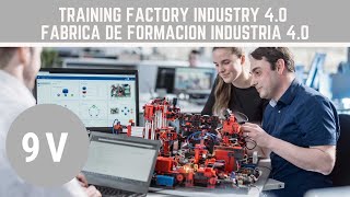 Training Factory 40 9V I Smart Factory by fischertechnik I Digital Factory I Industry 40 [upl. by Lara]