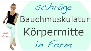 ⚡️15 min schräge Bauchmuskeln bringen Körpermitte in Form  ohne Geräte im Stehen [upl. by Ailecec699]