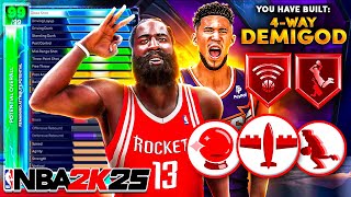 quot4WAY DEMIGODquot COMP SG BUILD WILL BREAK NBA 2K25 BEST SHOOTING GUARD BUILDS [upl. by Selie854]