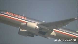 American Airlines Boeing 767200 Takeoff LAX [upl. by Mandler]