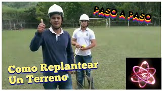 Como HACER REPLANTEO 📐Para CIMENTACIOn de Casas⚒ 😮 [upl. by Kenwee]