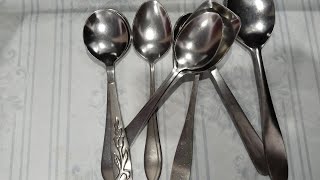 Kitchen Tools  Serving Spoon Set  Different Designs Of Serving Spoons  Crafts [upl. by Ahseia]