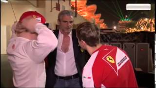 Arrivabene Hug Kimi Raikkonen after The Race [upl. by Carleen271]