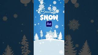 Create Beautiful Snow Effects in After Effects [upl. by Elvira539]