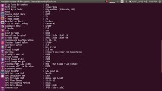 metadata extraction using ExifTool on ubuntu 1704 [upl. by Amerak252]