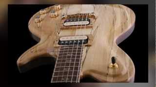 Vibrance Guitars 013 Spalted Maple SingleCut Demo [upl. by Anelhtac336]