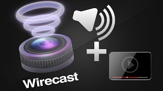 Wirecast Tutorial Video mit Sound verbinden [upl. by Nylorak11]