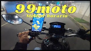 ESSE É O MELHOR HORARIO PARA RODAR COM A 99 MOTO EM RECIFE 99moto aplicativo motovlog [upl. by Vani334]