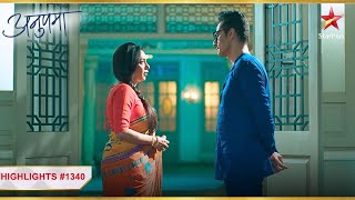 Anupama ne dikhaayi Vanraj ko टशन  Ep1340  Latest  Anupama  MonSun  10PM [upl. by Grete902]