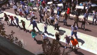 Shim Sham flash mob [upl. by Nirrac680]