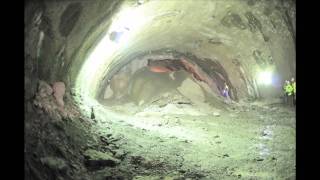 Time Lapse Caldecott Tunnel Fourth Bore Breakthrough [upl. by Ellemrac]