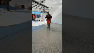 Our one day garage floor coating system lennarhomes garagefloor polyaspartic epoxyresin [upl. by Thier128]