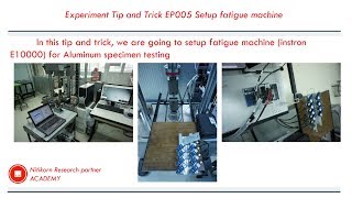 Instron E10000  setup fatigue machine [upl. by Nylcaj]