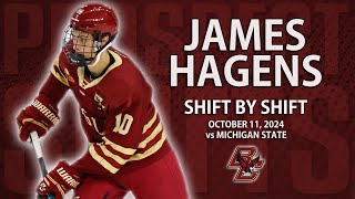 James Hagens vs Michigan State  Oct 11 2024  NCAA Debut [upl. by Esidnak]