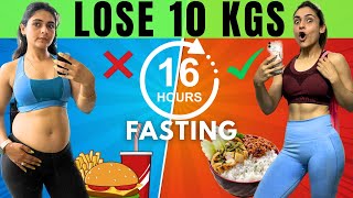 30 DAYS WEIGHT LOSS CHALLENGE  Intermittent fasting to Lose 10kg [upl. by Fiden]