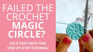 Ready to Give Up on the Crochet Magic Circle This Easy Tutorial Is for You [upl. by Gurney355]