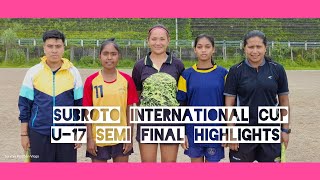 Subroto International Cup Cluster level semi Final Highlight MatchLebong Stadium [upl. by Mcroberts]