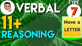 11 Plus Verbal Reasoning  VR Type 7  Move a Letter  Lessonade [upl. by Adlanor]