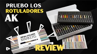 Review AK Markers  Prueba Rotuladores AK [upl. by Marjy]