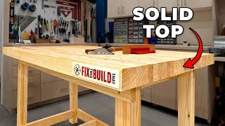 Building a Sturdy Workbench with Cheap Wood [upl. by Ecarret]