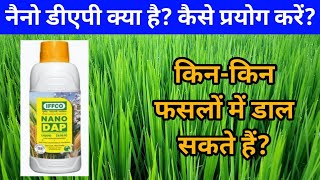 नैनो डीएपी क्या है इफको नैनो डीएपी कैसे उपयोग करें Iffco Nano DAP Uses in hindiNano dap ka prayog [upl. by Bandler719]