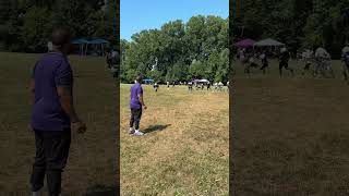 American vs national Pikesville wildcats 8u popwarnerfootball [upl. by Eralc]