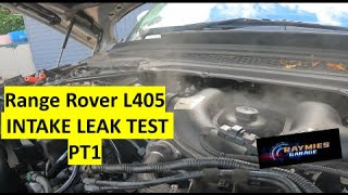 Range Rover L405 INTAKE LEAK TEST PT1 [upl. by Terti]