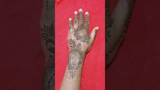 Easy backhand mehendi designmehndiSharmaMehndiDesigner186Rajmehandidesigner [upl. by Trudie166]