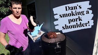 First time smoking pulled pork in a Fornetto bullet smoker  Vlog 17th Jan [upl. by Amero]