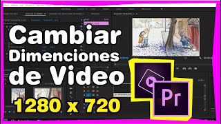 Como Cambiar Dimensiones de Video en Premiere  Redimencionar video [upl. by Enivid]