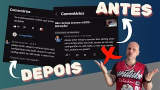 Botão traduzir comentários do YouTube pelo SMARTPHONE não aparece  RESOLVIDO [upl. by Bello374]