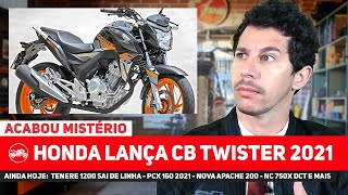 NOVA CB TWISTER 2021  PCX 160 2021  TÉNÉRÉ 1200 SAI DE LINHA E MAIS [upl. by Sorcim264]