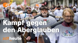 CoronaGegner in der Schweiz Mit Kuhglocken gegen die Impfpflicht I 3sat kulturzeit [upl. by Forsta825]