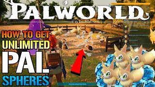 Palworld UNLIMITED Pal Spears How To Get Unlimited Pal Spears TODAY EASY Farm Guide [upl. by Kemble851]