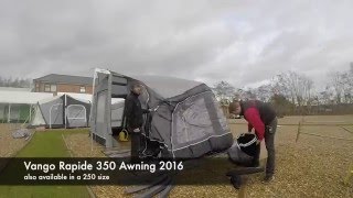 Vango Rapide 350 Awning 2016 Also Available in 250 [upl. by Wernda]