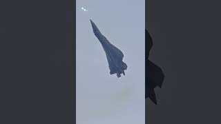 Russia Su57 Cobra maneuver China Air Show aviation fighterjetchinaairshow china [upl. by Anyalram]