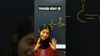 PEROXIDE EFFECT funny youtube science chemistry shorts shortvideo yt [upl. by Aleahs]