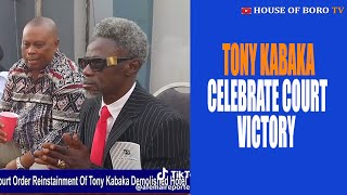 TONY KABAKA CELEBRATE COURT VICTORY AT HIS RESIDENCES IN BENIN [upl. by Arodoeht]