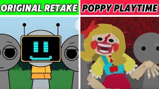 Incredibox Sprunki Retake but POPPY PLAYTIME 4  Normal vs Horror Version New Mod [upl. by Neret]