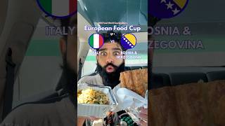 ITALY VS BOSNIA  European Food Cup [upl. by Onairam]