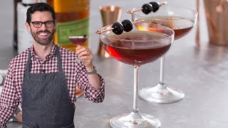 How to Make a Manhattan Cocktail [upl. by Stricklan241]