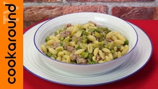 Gnocchetti sardi salsiccia e asparagi  Video veloce [upl. by Eiresed]